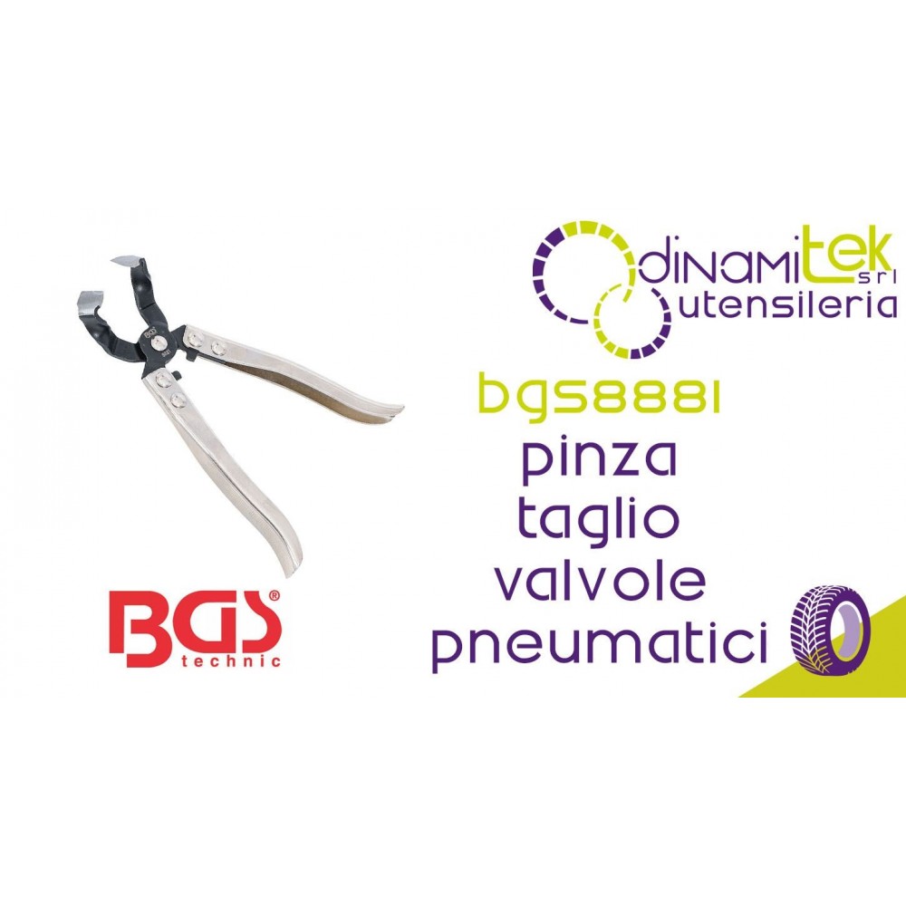 BGS TECHNIC BGS8881 PINZA PER TAGLIO VALVOLE PNEUMATICI Dinamitek 1