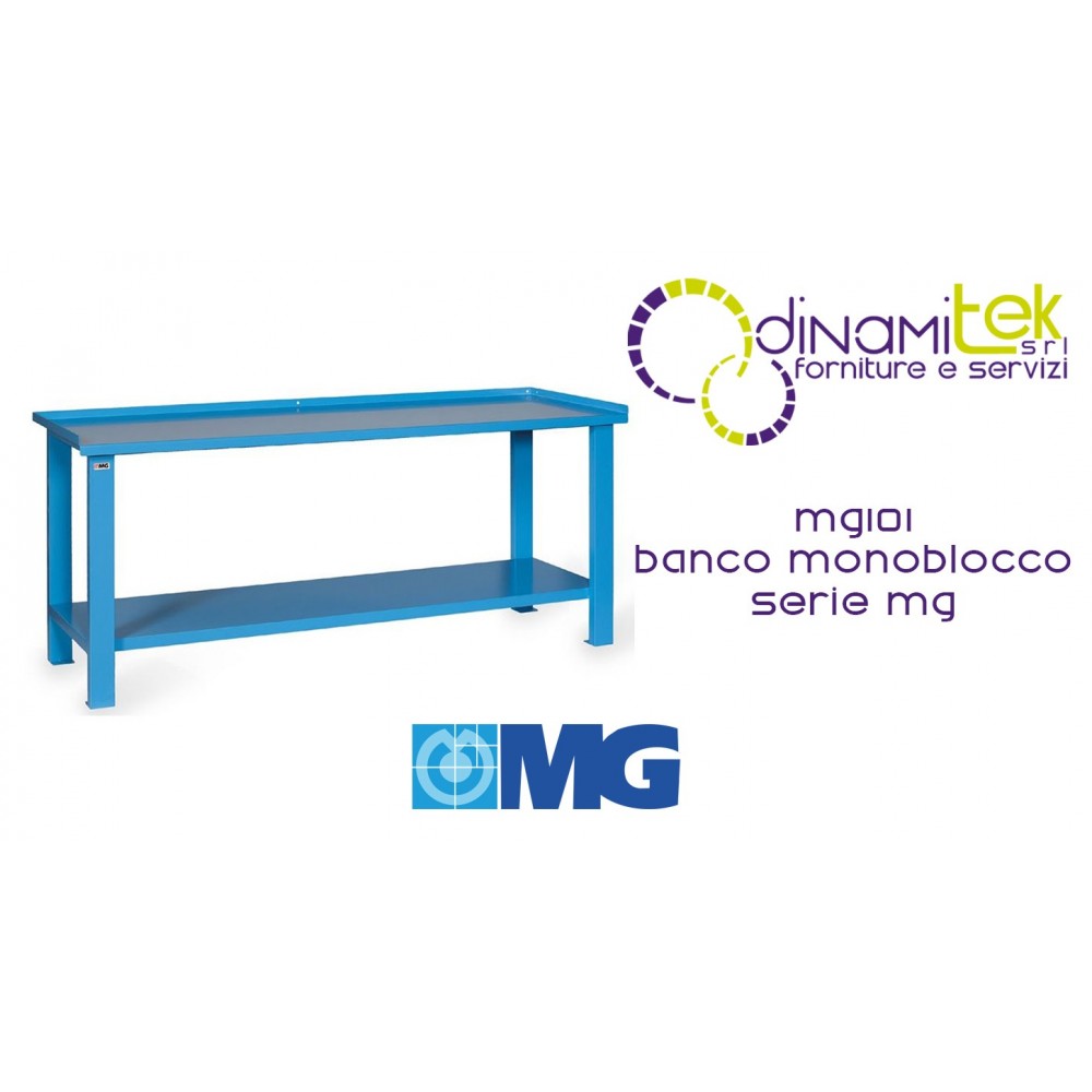 PLATEAU DE TABLE MONOBLOC MG101 EN TôLE MM 1000X700X890H SéRIE MG MG Dinamitek 1