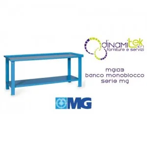 MG103 MONOBLOCK-ARBEITSPLATTE AUS BLECH MM 2000X700X890H MG MG-SERIE Dinamitek 1