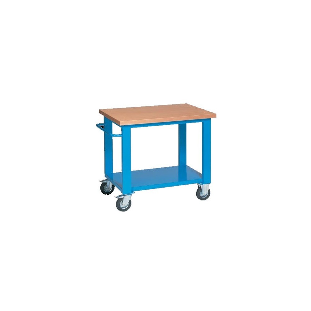 MG142 BANC SUR ROULETTES PLATEAU EN BOIS MM 1000X700X905H MG MG SERIES Dinamitek 2