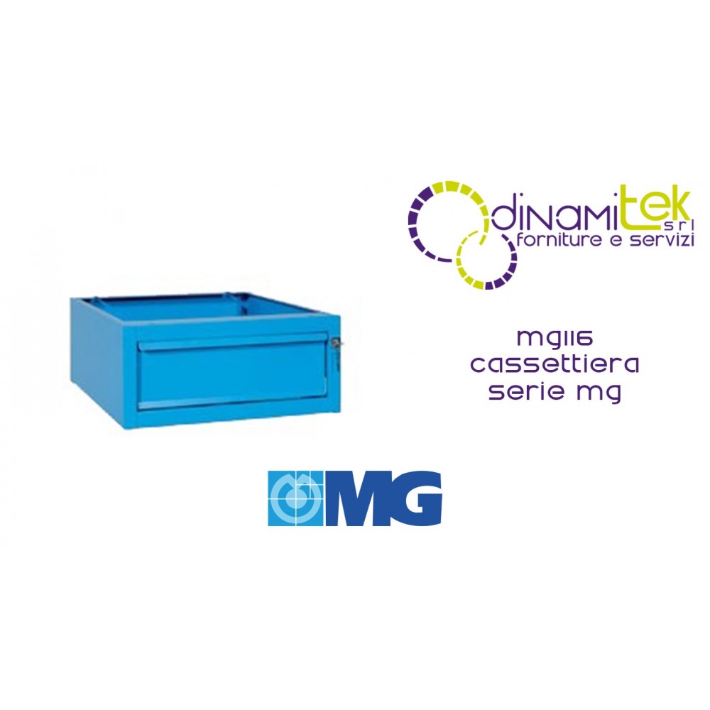 MG116 CHEST OF DRAWERS FOR COUNTERS 1 DRAWER MM 505X620X224H MG MG SERIES Dinamitek 1