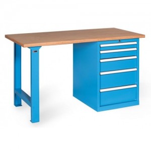RX200 10 ENCIMERA MODULAR DE MADERA 5 CAJONES MM 2000X700X865H MG SERIES RX Dinamitek 2