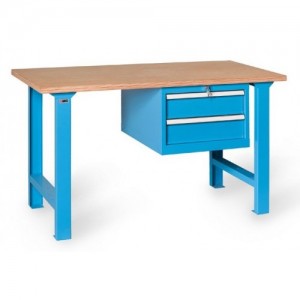 RX150 01 ENCIMERA MODULAR DE MADERA 2 CAJONES MM 1200X700X865H SERIE MG RX Dinamitek 2