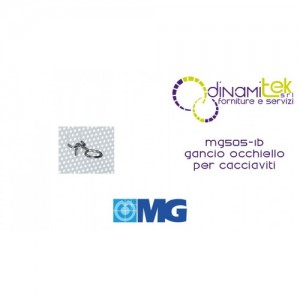 MG505 1B CROCHETS DE TOURNEVIS à œIL POUR PANNEAUX MG PACK DE 100 PCS Dinamitek 1