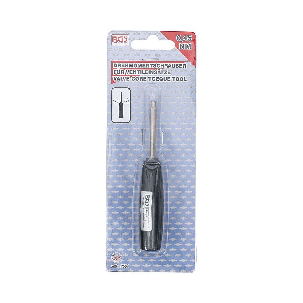 BGS TECHNIC BGS1551 UTENSILE DINAMOMETRICO PER NUCLEO VALVOLA 0.45 NM Dinamitek 3