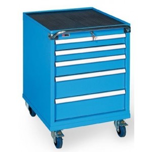 RXR65 51 TOOL CHEST 5 FULLY EXTRACTABLE DRAWERS MM 564X640X820H MG MIDI-RX LINE Dinamitek 2