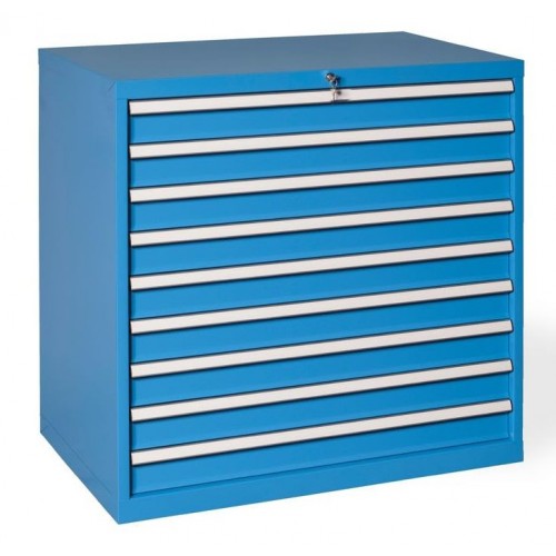 RL100 92 WERKZEUGKASTEN 9 VOLL HERAUSZIEHBARE SCHUBLADEN MM 1023X640X1000H MG MIDI-RL LINIE Dinamitek 2