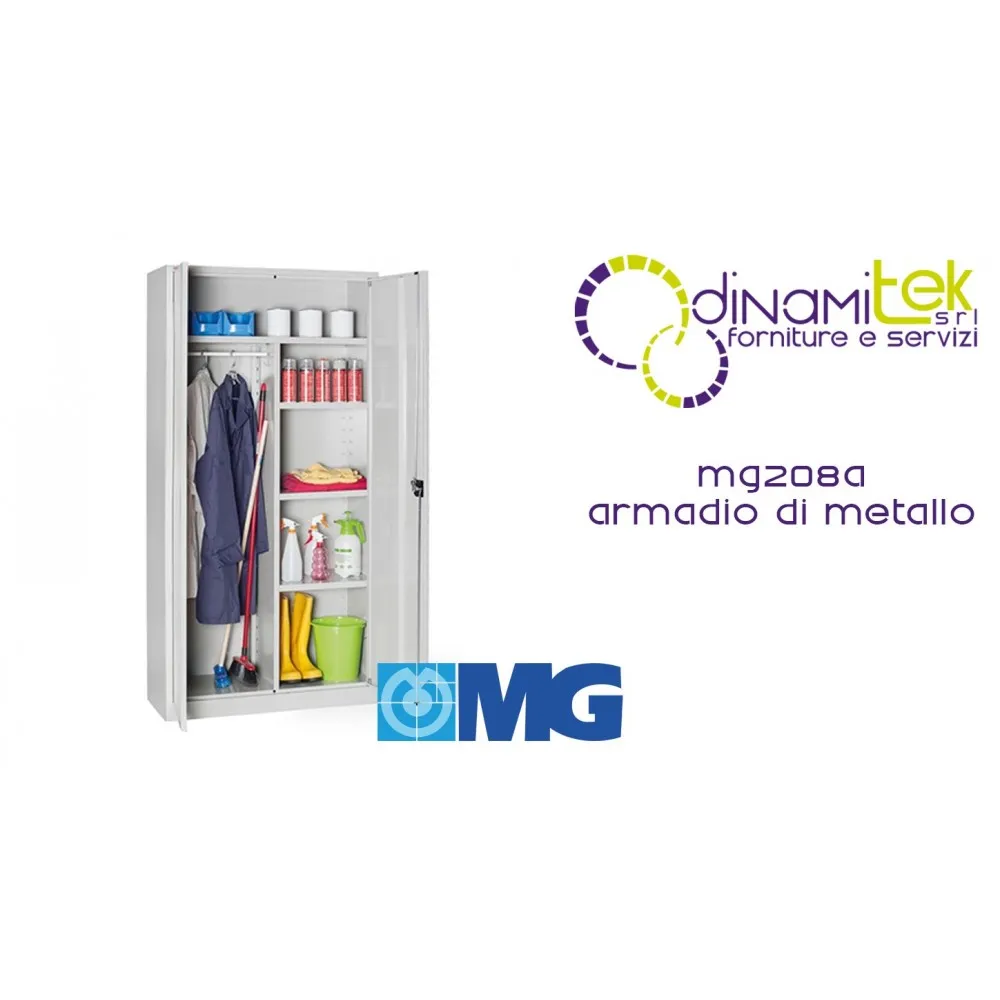MG208 CERRADURA DE VARILLA PARA PUERTAS DE ARMARIO CON DIVISOR VERTICAL MG Dinamitek 1