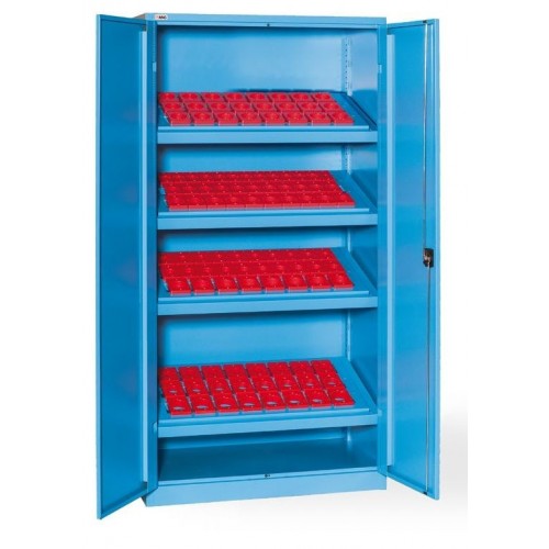AN1000 01 ARMARIO CON PUERTAS CON 4 MARCOS PARA CASQUILLOS (CASQUILLOS EXCLUIDOS) MM 1023X555X2000H MG Dinamitek 2
