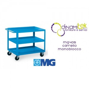 MG405 CARRO MONOBLOQUE 3 ESTANTES MM 920X600X840H MG Dinamitek 1