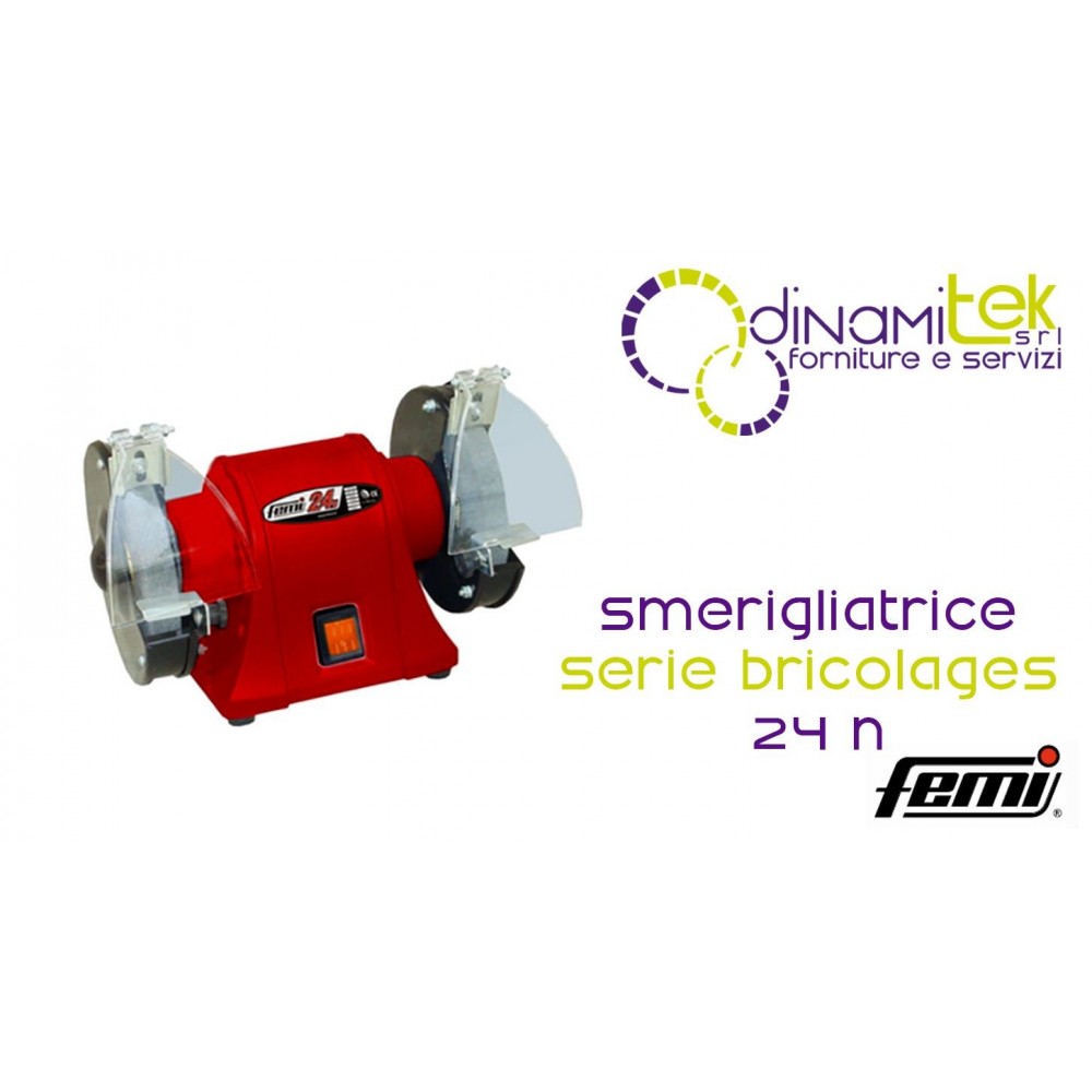 24 N AMOLADORA DE BANCO DOBLE DE BACALAO 8142121 FEMI Dinamitek 1