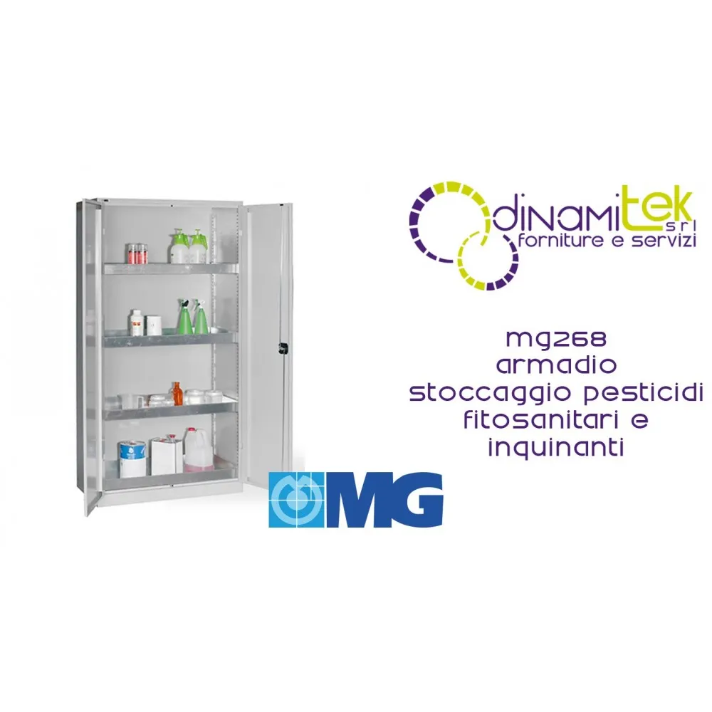 MG268 CABINET FOR PESTICIDE, PHYTOSANITARY AND POLLUTING STORAGE MG Dinamitek 1
