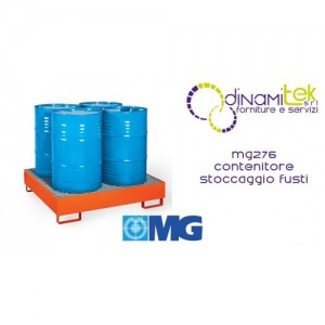 MG276 SUPPORT DE FûT POUR 2 UNITéS DE STOCKAGE DE LIQUIDES DANGEREUX MM 1340X850X330H MG Dinamitek 1