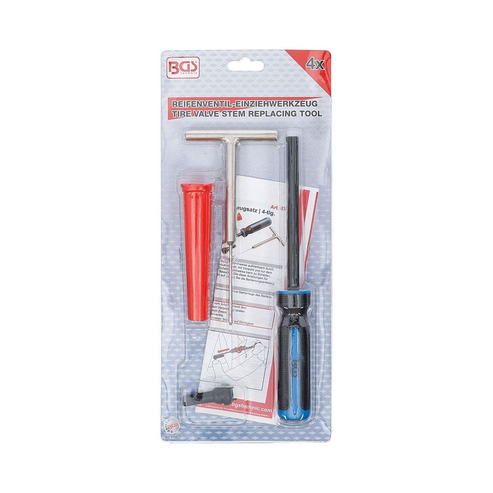 BGS TECHNIC BGS8766 SET PER SOSTITUZIONE VALVOLE PNEUMATICO Dinamitek 3