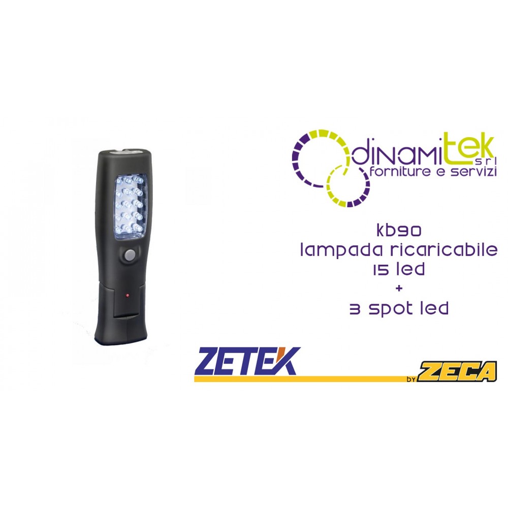 LáMPARA KB90 15 + 3 LED ZETEK Dinamitek 1