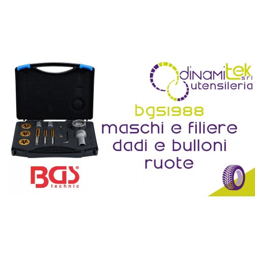BGS TECHNIC BGS1988 MASCHI E FILIERE PER DADI E BULLONI RUOTE Dinamitek 1