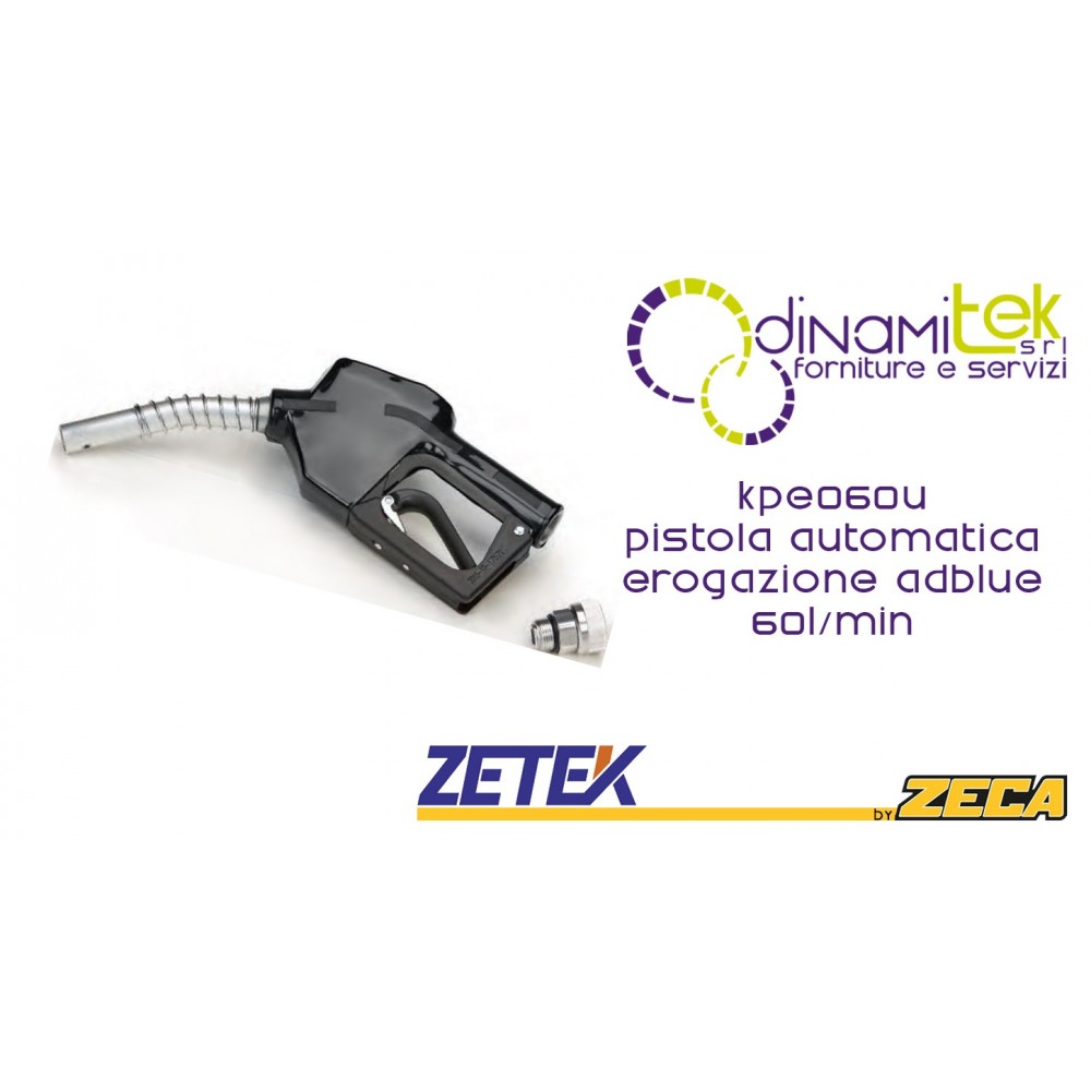BOQUILLA AUTOMáTICA KPE060U PARA ADBLUE 60L / MIN ZETEK Dinamitek 1