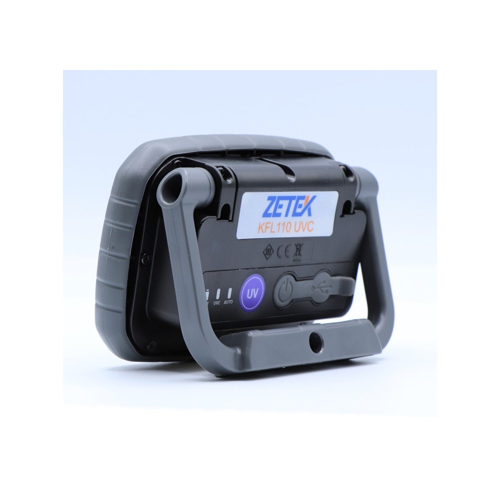 KFL110 LáMPARA UVC LUZ DE TRABAJO UV 2 EN 1 GERMICIDA CON DETECCIóN DE MOVIMIENTO ZETEK Dinamitek 4