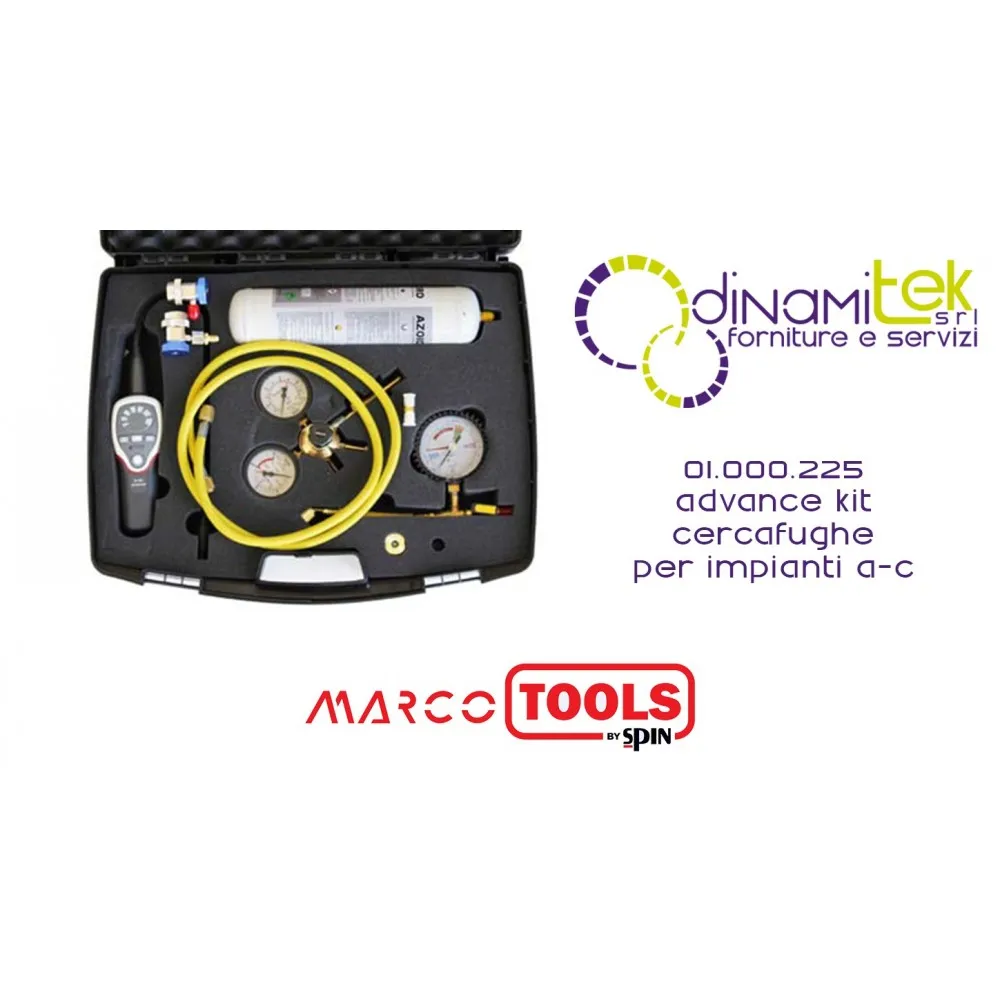01.000.225 LEAK DETECTION KIT FOR AC SPIN SYSTEMS Dinamitek 1