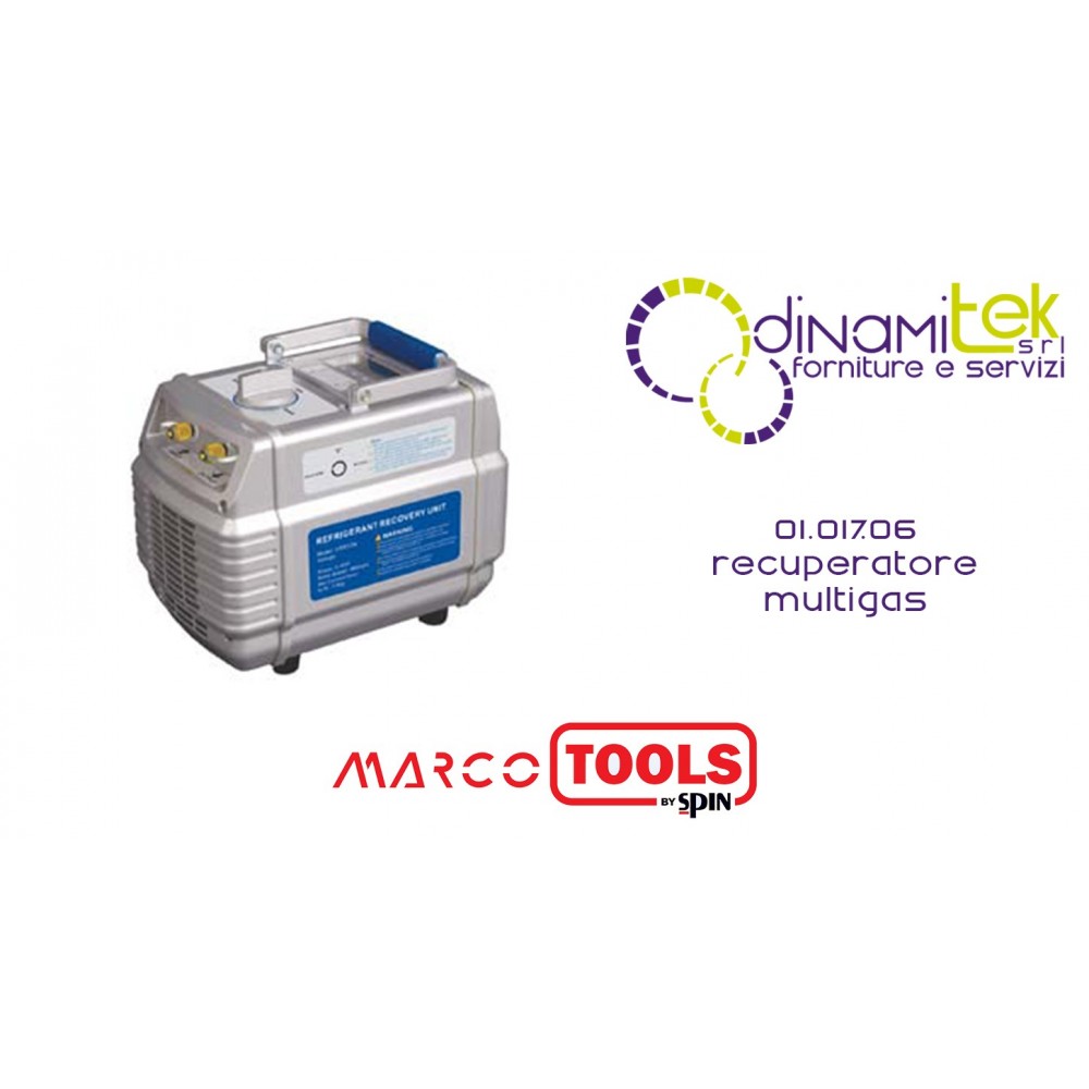 01.017.06 UNITé DE RéCUPéRATION MULTIGAZ SPIN MARCO TOOLS Dinamitek 1
