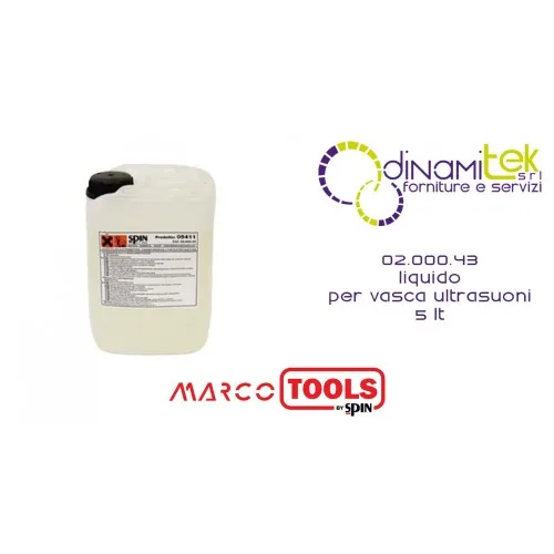 02.000.43 LIQUID FOR ULTRASONIC TANK 5 LT SPIN Dinamitek 1