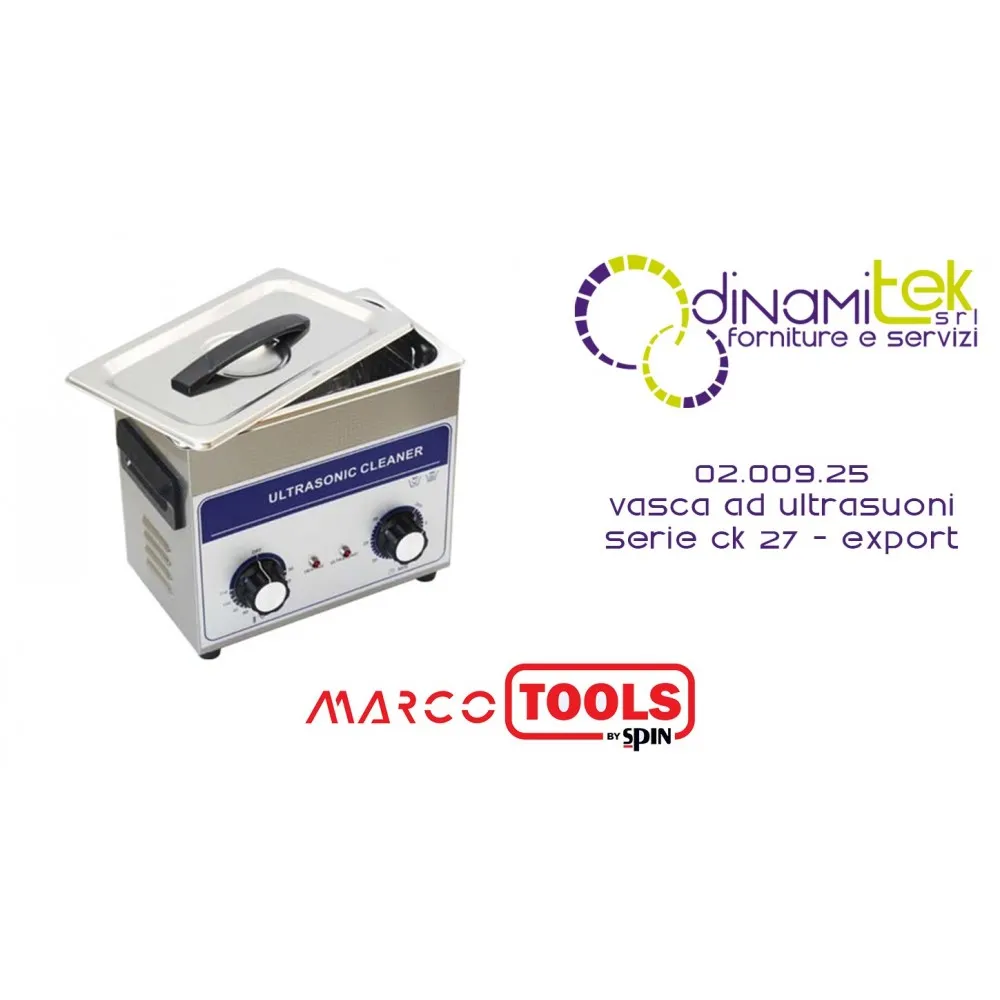 02.009.25 ULTRASCHALLTANKSERIE CK 27 - EXPORTSPIN Dinamitek 1