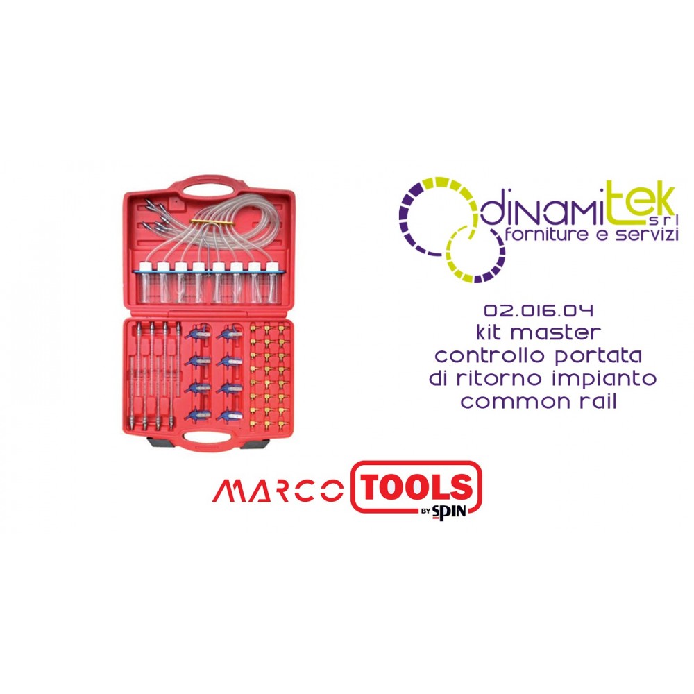 SPIN 02.016.04 KIT MASTER PER CONTROLLO PORTATA DI RITORNO IMPIANTO COMMON RAIL Dinamitek 1