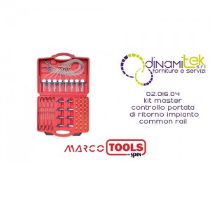 SPIN 02.016.04 KIT MASTER PER CONTROLLO PORTATA DI RITORNO IMPIANTO COMMON RAIL Dinamitek 1