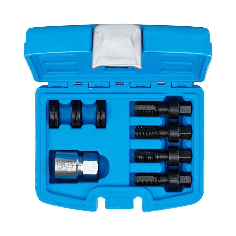 BGS TECHNIC BGS8692 KIT PER RIPARAZIONE DEI FILETTI DI PRIGIONIERI E DADI RUOTA M12 E M14 Dinamitek 2