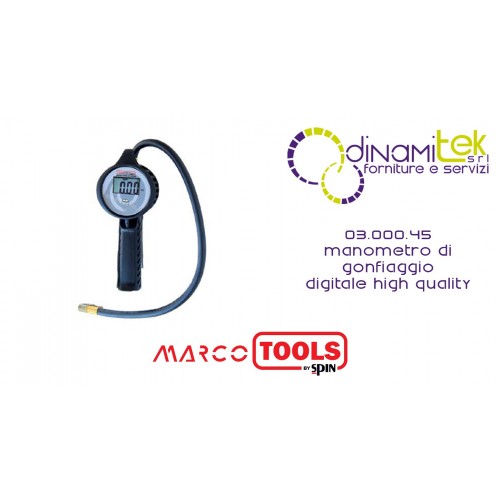 03.000.45 HIGH QUALITY SPIN DIGITAL INFLATION PRESSURE GAUGE Dinamitek 1