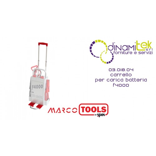 03.018.04 CARRO PARA CARGADOR DE BATERíA F4000 SPIN MARCO TOOLS