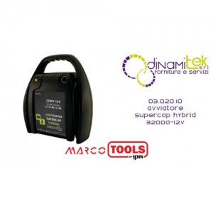 03.020.10 DéMARREUR DE ROTATION SUPERCAP MARCO TOOLS HYBRID 3200A-12V Dinamitek 1