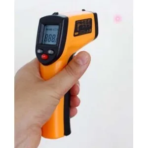 04.013.05 INFRAROT-DIGITALTHERMOMETER -32 + 380 GRAD SPIN Dinamitek 3