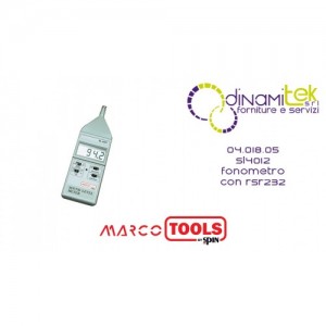04.018.05 SL4012 SOUND LEVEL METER WITH RSR232 SPIN Dinamitek 1