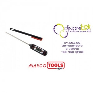 04.052.00 STIFTTHERMOMETER -50 +150 GRAD DREHEN Dinamitek 1