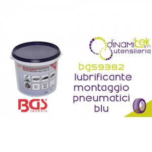 BGS TECHNIC BGS9383 PASTA BLU GRASSO LUBRIFICANTE PER IL MONTAGGIO DEI PNEUMATICI Dinamitek 1