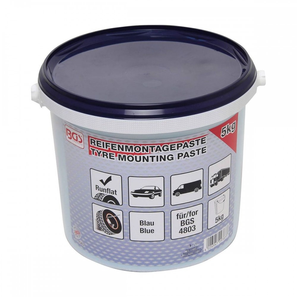 BGS TECHNIC BGS9383 PASTA BLU GRASSO LUBRIFICANTE PER IL MONTAGGIO DEI PNEUMATICI Dinamitek 2