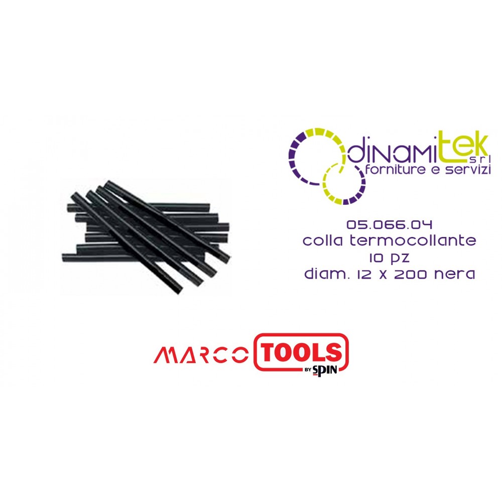 05.066.04 THERMOKLEBER 10 STK. DURCHM. 12 X 200 SCHWARZER SPIN Dinamitek 1