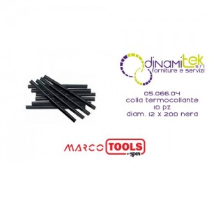 05.066.04 THERMOKLEBER 10 STK. DURCHM. 12 X 200 SCHWARZER SPIN Dinamitek 1