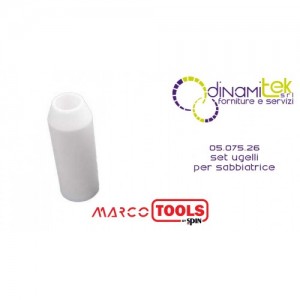 05.075.26 NOZZLE SET FOR SANDBLASTER SPIN MARCO TOOLS Dinamitek 1