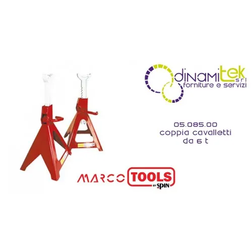 05.085.00 PAIRE DE CHANDELLES DE 6 TONNES MARCO TOOLS SPIN
