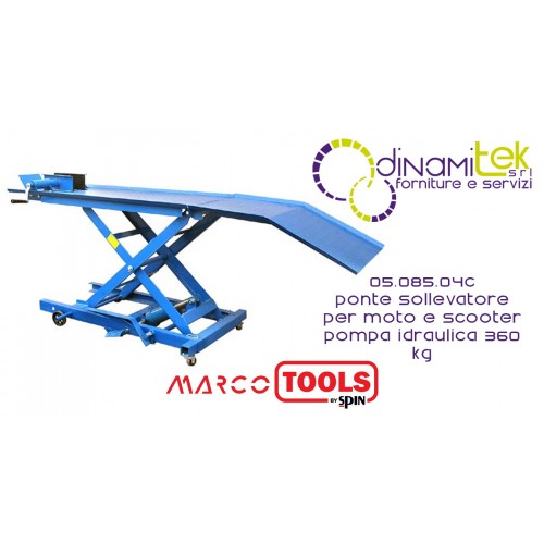05.085.04C LIFT FOR MOTORCYCLES AND SCOOTERS HYDRAULIC PUMP SPIN Dinamitek 1