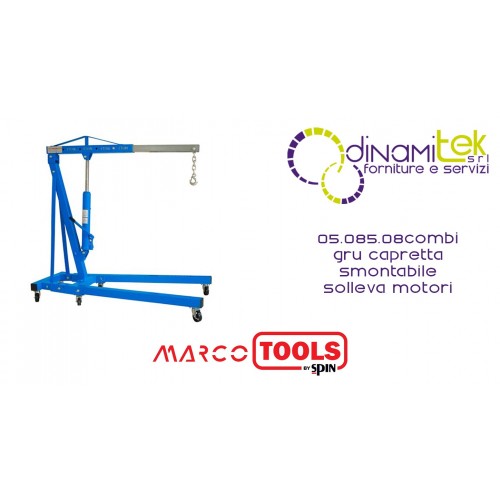 05.085.08 ABMONTIERBARER ZIEGENKRAN ZUM ANHEBEN VON WERKSTATTMOTOREN MARCO TOOLS SPIN