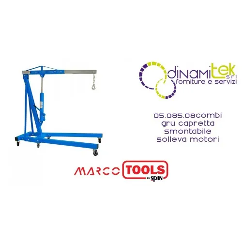 05.085.08 DEMOUNTABLE GOAT CRANE LIFTS SPIN WORKSHOP ENGINES Dinamitek 1