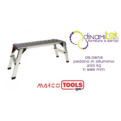 05.087.13 ALUMINUM PLATFORM 200 KG - H 585 MM SPIN Dinamitek 1