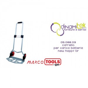 05.088.03 TROLLEY FOR BATTERY CHARGER SPIN MARCO TOOLS NEW HAPPY TIR Dinamitek 1