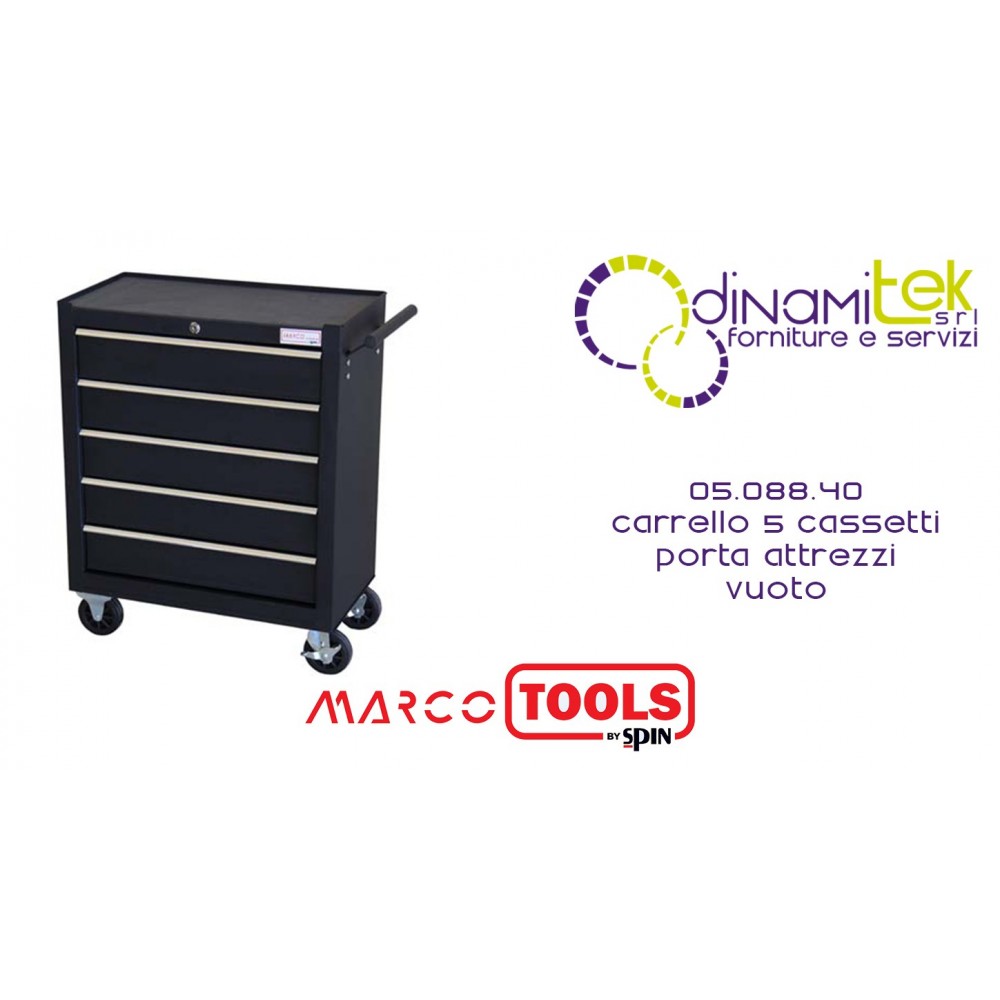 05.088.40 CHARIOT à OUTILS 5 TIROIRS SPIN VIDE Dinamitek 1