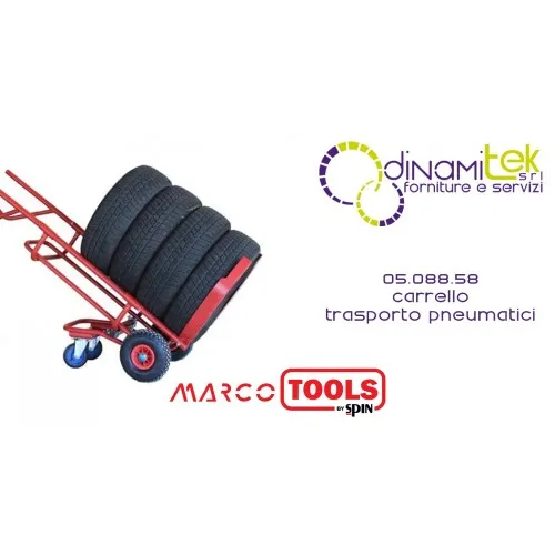 05.088.58 CARRO DE TRANSPORTE DE NEUMÁTICOS MARCO TOOLS SPIN
