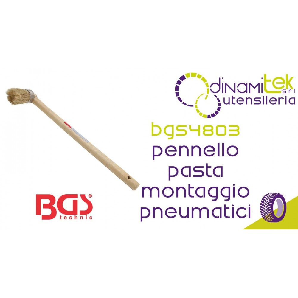 BGS TECHNIC BGS4803 PENNELLO PER PASTA MONTAGGIO PNEUMATICI Dinamitek 1