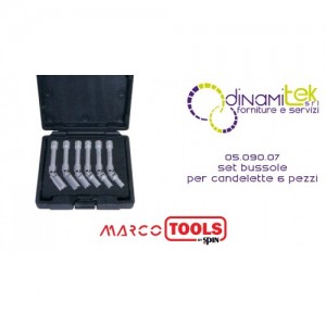 05.090.07 SET OF BUSHINGS FOR GLOW PLUGS 6 PIECES SPIN Dinamitek 1